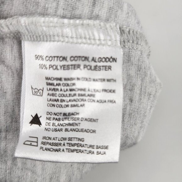 Report Collection Men Medium Light Gray Lux Knit 4-Way Stretch L/S Button Up NWT - Picture 9 of 9